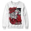 Jordan 12 “Red Taxi” DopeSkill Sweatshirt Stackin Mines Graphic Streetwear - White