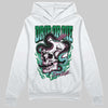 Green Sneakers DopeSkill Hoodie Drip or Die Graphic Streetwear - White