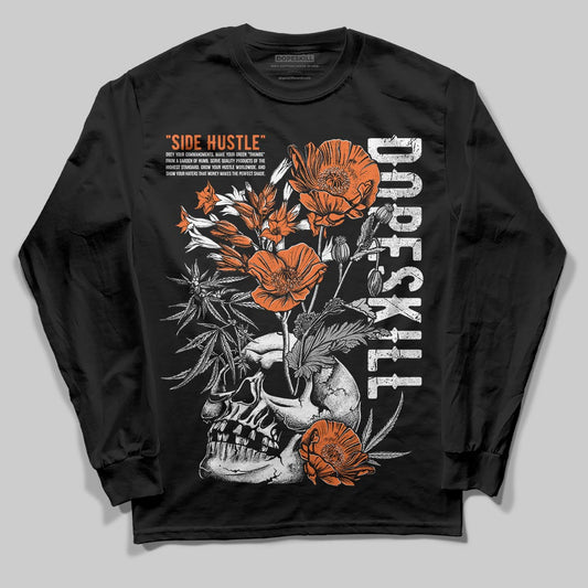 Jordan 1 Retro High OG Shattered Backboard (2025) DopeSkill Long Sleeve T-Shirt Side Hustle Graphic Streetwear - Black