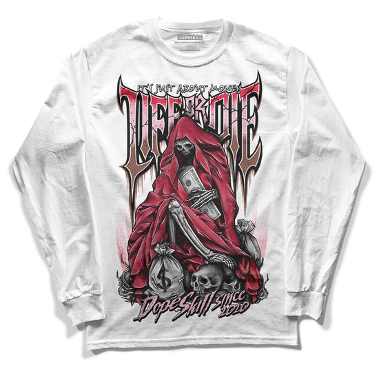 Dunk Low PRM Bacon DopeSkill Long Sleeve T-Shirt Life or Die Graphic Streetwear - White 