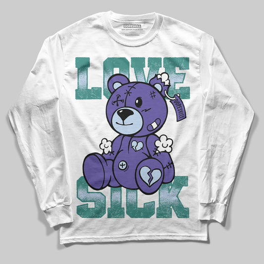 Jordan 5 OG “Grape” DopeSkill Long Sleeve T-Shirt Love Sick Graphic Streetwear - White