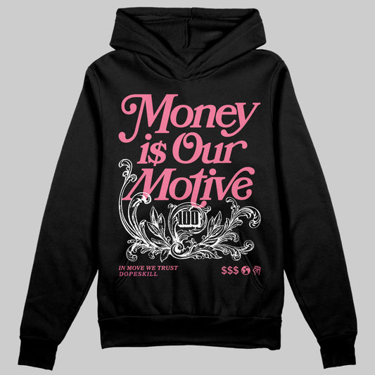 Diesel Pink S - Serendipity Pro-X1 Trainers DopeSkill Hoodie Sweatshirt Money Is Our Motive Typo Graphic Streetwear - Black