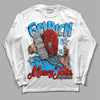 Jordan 2 Low "University Blue" DopeSkill Long Sleeve T-Shirt Get Rich Graphic Streetwear  =- White