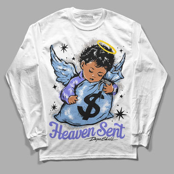 University Blue Collection DopeSkill Long Sleeve T-Shirt Heaven Sent Graphic