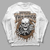 Jordan 3 Retro Palomino DopeSkill Long Sleeve T-Shirt Trapped Halloween Graphic Streetwear - White