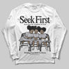 Grey Sneakers DopeSkill Long Sleeve T-Shirt New Seek First Graphic Streetwear - White