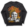 Jordan 1 High Yellow Toe DopeSkill Long Sleeve T-Shirt Hold My Own Graphic Streetwear - Black