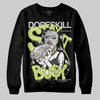 Jordan 4 GS “Light Lemon Twist” DopeSkill Sweatshirt Stay It Busy Graphic Streetwear - Black