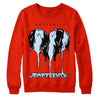 Jordan 6 Retro Toro Bravo DopeSkill Varsity Red Sweatshirt Juneteenth Heart Graphic Streetwear