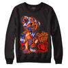 Dunk Low Futura Orange Blaze DopeSkill Sweatshirt Broken Heart Graphic Streetwear - Black