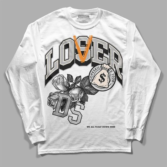 Dunk Low Cool Grey DopeSkill Long Sleeve T-Shirt Loser Lover Graphic Streetwear - White