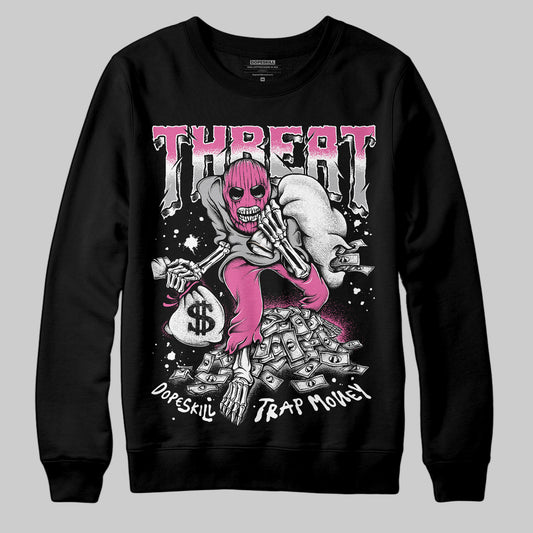 Asics Gel-Kayano 14 ‘Cream Sweet Pink’ DopeSkill Sweatshirt Threat Graphic Streetwear - Black