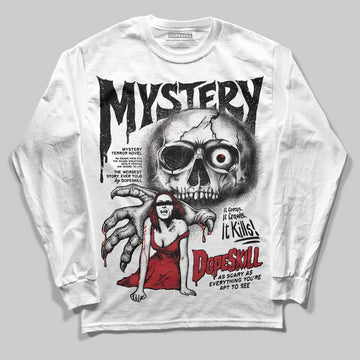 Jordan 14 Retro ‘Black Toe’ DopeSkill Long Sleeve T-Shirt Mystery Ghostly Grasp Graphic Streetwear - White