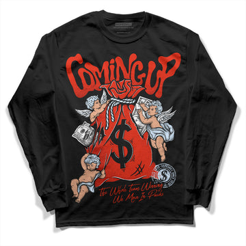 Jordan 6 Retro Toro Bravo DopeSkill Long Sleeve T-Shirt Money Bag Coming Up Graphic Streetwear - Black 