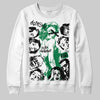 Green Sneakers DopeSkill Sweatshirt Built Different Graphic Streetwear - White