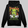 Neon Green Sneakers DopeSkill Hoodie Sweatshirt Drip Harder Graphic Streetwear - Black