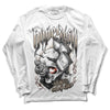 Jordan 1 High OG “Latte” DopeSkill Long Sleeve T-Shirt Money On My Mind Graphic Streetwear - White