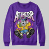 PURPLE Sneakers DopeSkill Sweatshirt At The Top Graphic Streetwear - Purple 