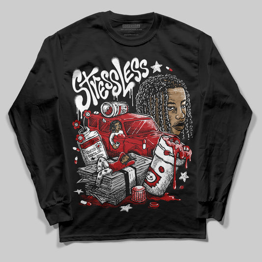 Jordan 1 Retro High OG Black Toe Reimagined DopeSkill Long Sleeve T-Shirt Stressless Graphic Streetwear - Black