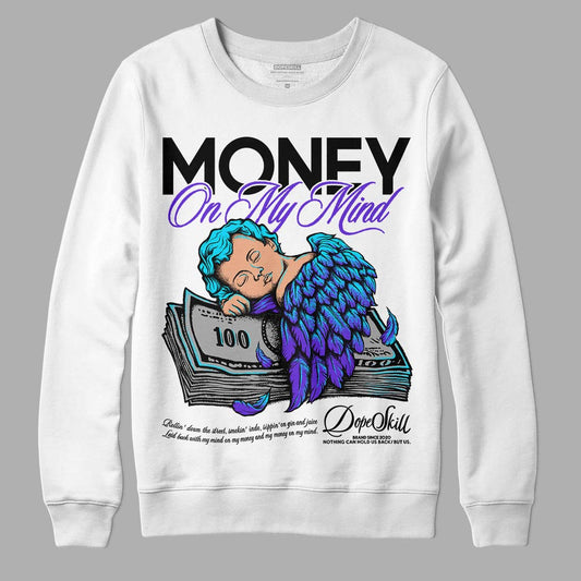 Jordan 6 "Aqua" DopeSkill Sweatshirt MOMM Graphic Streetwear - White