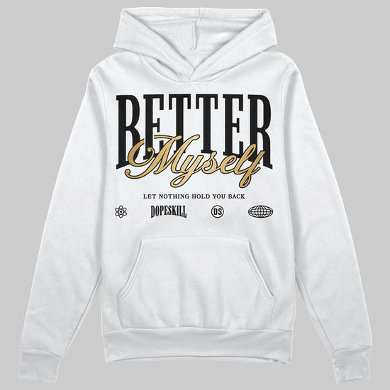 Jordan 12 Retro 'Taxi' 2025 DopeSkill Hoodie Sweatshirt Better Myself Graphic Streetwear - White