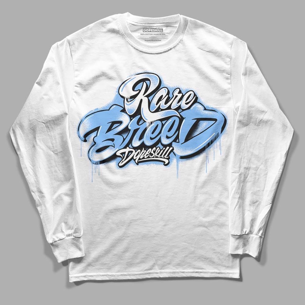 Jordan 9 Powder Blue DopeSkill Long Sleeve T-Shirt Rare Breed Type Graphic Streetwear - White