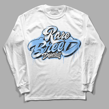 Jordan 9 Powder Blue DopeSkill Long Sleeve T-Shirt Rare Breed Type Graphic Streetwear - White