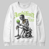 Air Max 95 Big Bubble Neon Yellow DopeSkill Sweatshirt Ambition Graphic Streetwear - White 