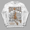 Jordan 3 Retro Palomino DopeSkill Long Sleeve T-Shirt Thunder Dunk Graphic Streetwear - White