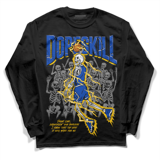 Jordan 14 “Laney” DopeSkill Long Sleeve T-Shirt Thunder Dunk Graphic Streetwear - Black
