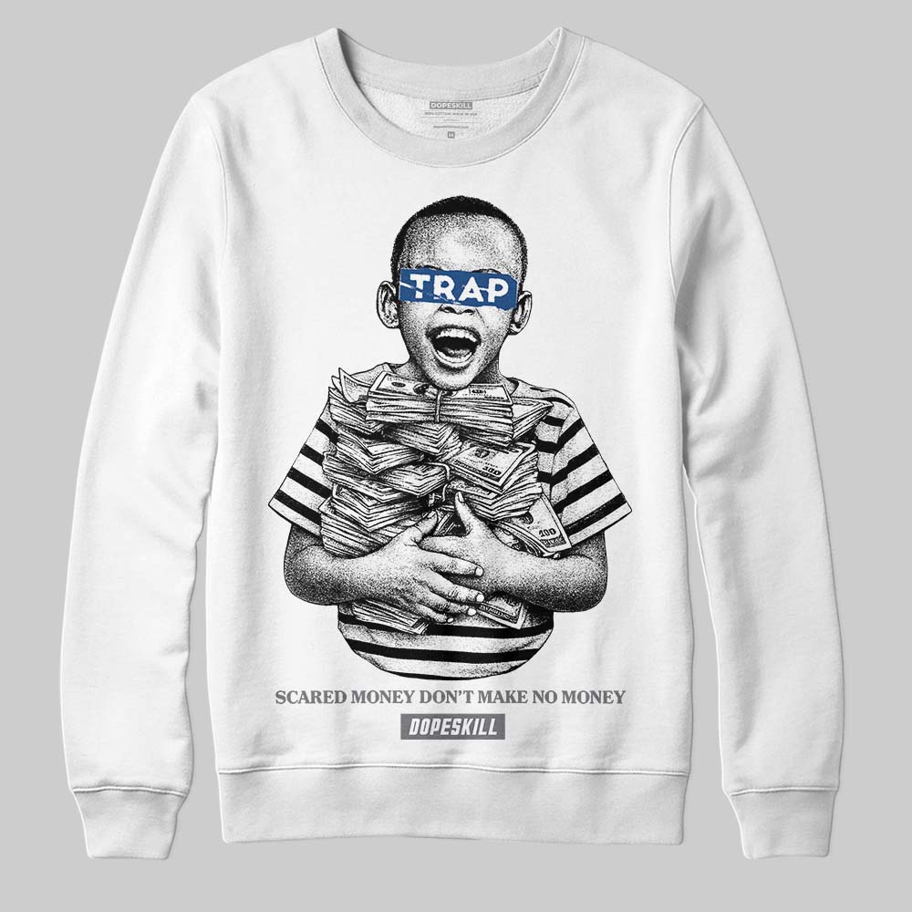 Jordan 9 Retro 'Flint Grey' 2026 DopeSkill Sweatshirt Scared Money Don't Make No Money Graphic Streetwear - White