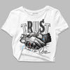 Dunk Low ‘Pure Platinum’ DopeSkill Women's Crop Top Trust No One Graphic Streetwear - White