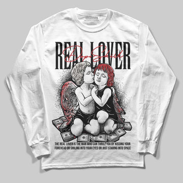 Nigel Sylvester x Jordan 1 Low OG “Nitro” DopeSkill Long Sleeve T-Shirt Real Lover Graphic Streetwear - White