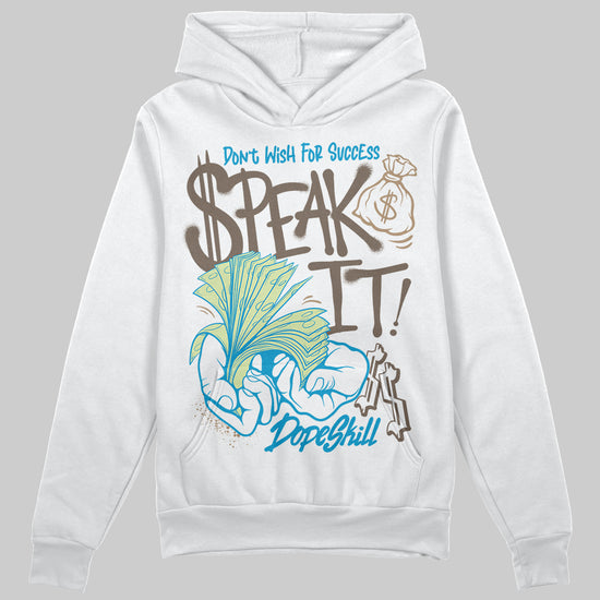 Jordan 3 GS “We Outside” DopeSkill Hoodie Sweatshirt Speak It Graphic Streetwear - White