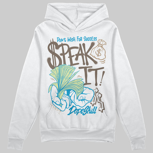 Jordan 3 GS “We Outside” DopeSkill Hoodie Sweatshirt Speak It Graphic Streetwear - White
