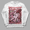 Valentine's Day Collection DopeSkill Long Sleeve T-Shirt Resist Graphic Streetwear - White