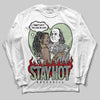 Jordan 4 WMNS “Seafoam” (2025) DopeSkill Long Sleeve T-Shirt Stay Hot Graphic Streetwear - White