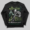 Foamposite Pro 'Pine Green' DopeSkill Long Sleeve T-Shirt Broken Bones Graphic Streetwear - Black