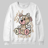 Nike Air Force 1 Low Canvas “Linen” DopeSkill Sweatshirt Smile Through The Pain Graphic Streetwear - White