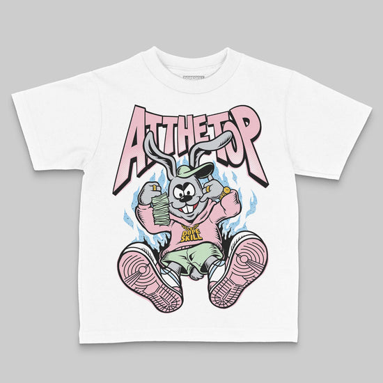 Jordan 4 Retro Valentine's Day (2026) (GS) DopeSkill Toddler Kids T-shirt At The Top Graphic Streetwear - White 