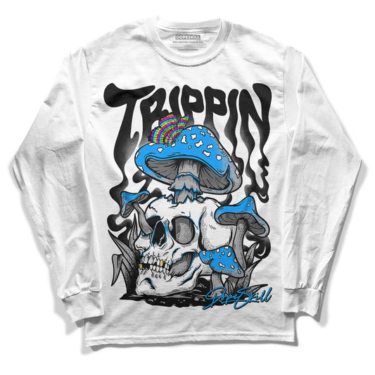 Jordan 6 “Reverse Oreo” DopeSkill Long Sleeve T-Shirt Trippin Graphic Streetwear - White