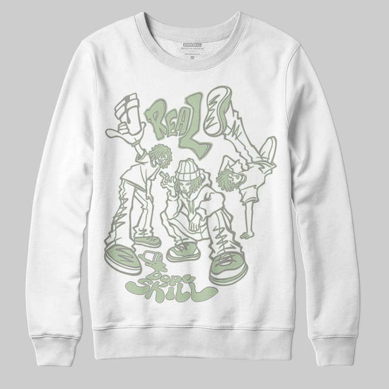 Jordan 4 WMNS “Seafoam” (2025) DopeSkill Sweatshirt Real Y2K Players Graphic Streetwear - White