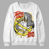 Jordan 4 Retro “Vivid Sulfur” DopeSkill Sweatshirt Takin No L's Graphic Streetwear - White 