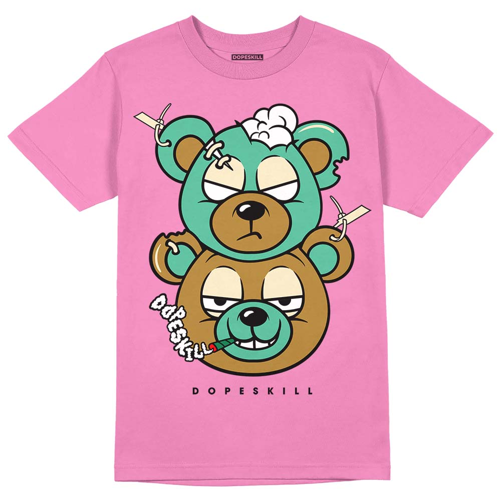 Parris Goebel x WMNS Dunk Low 'Playful Pink’ DopeSkill Pink T-Shirt New Double Bear Graphic Streetwear