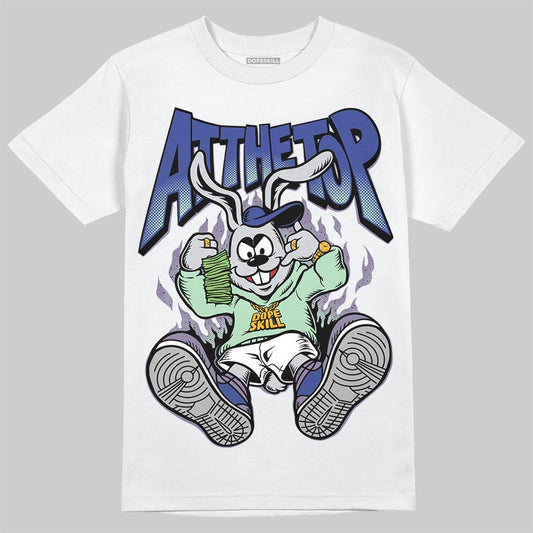 Jordan 1 Retro Low OG Zion Williamson Voodoo Alternate DopeSkill T-Shirt At The Top Graphic Streetwear - White 