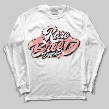 Jordan 40 “Dusty Rose” DopeSkill Long Sleeve T-Shirt Rare Breed Type Graphic Streetwear - White