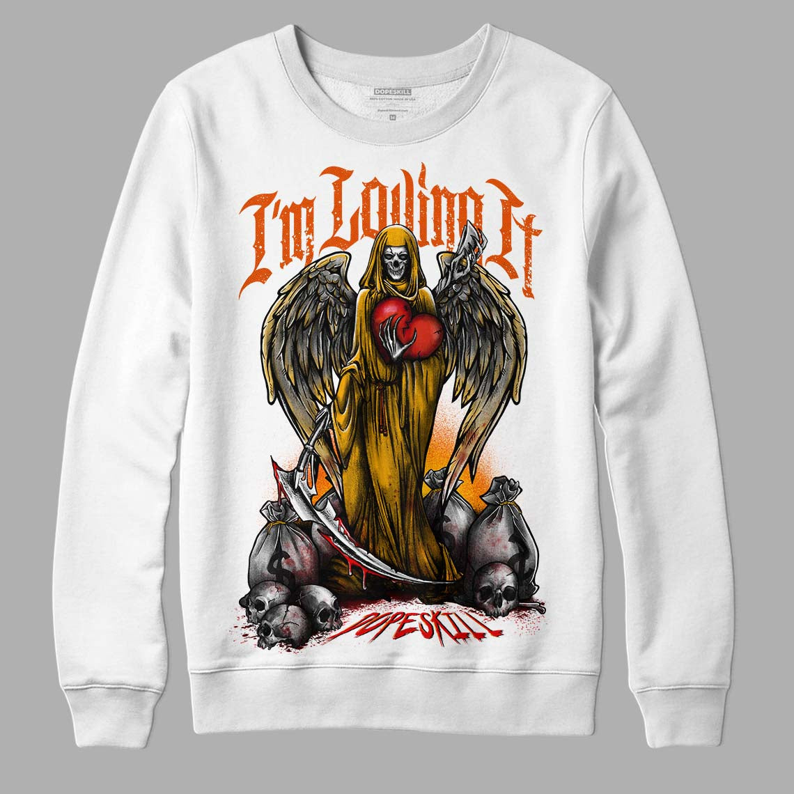 Dunk Low Championship Goldenrod (2021) DopeSkill Sweatshirt New I'm Loving It Graphic Streetwear - White