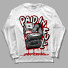 Jordan 9 Retro Gym Red DopeSkill Long Sleeve T-Shirt Paid In Full Graphic Streetwear - White 