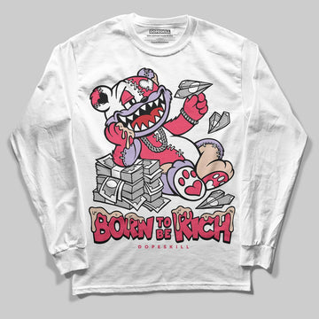 Jordan 5 Low “Peanut Butter Jelly” DopeSkill Long Sleeve T-Shirt Born To Be Rich Graphic Streetwear - White