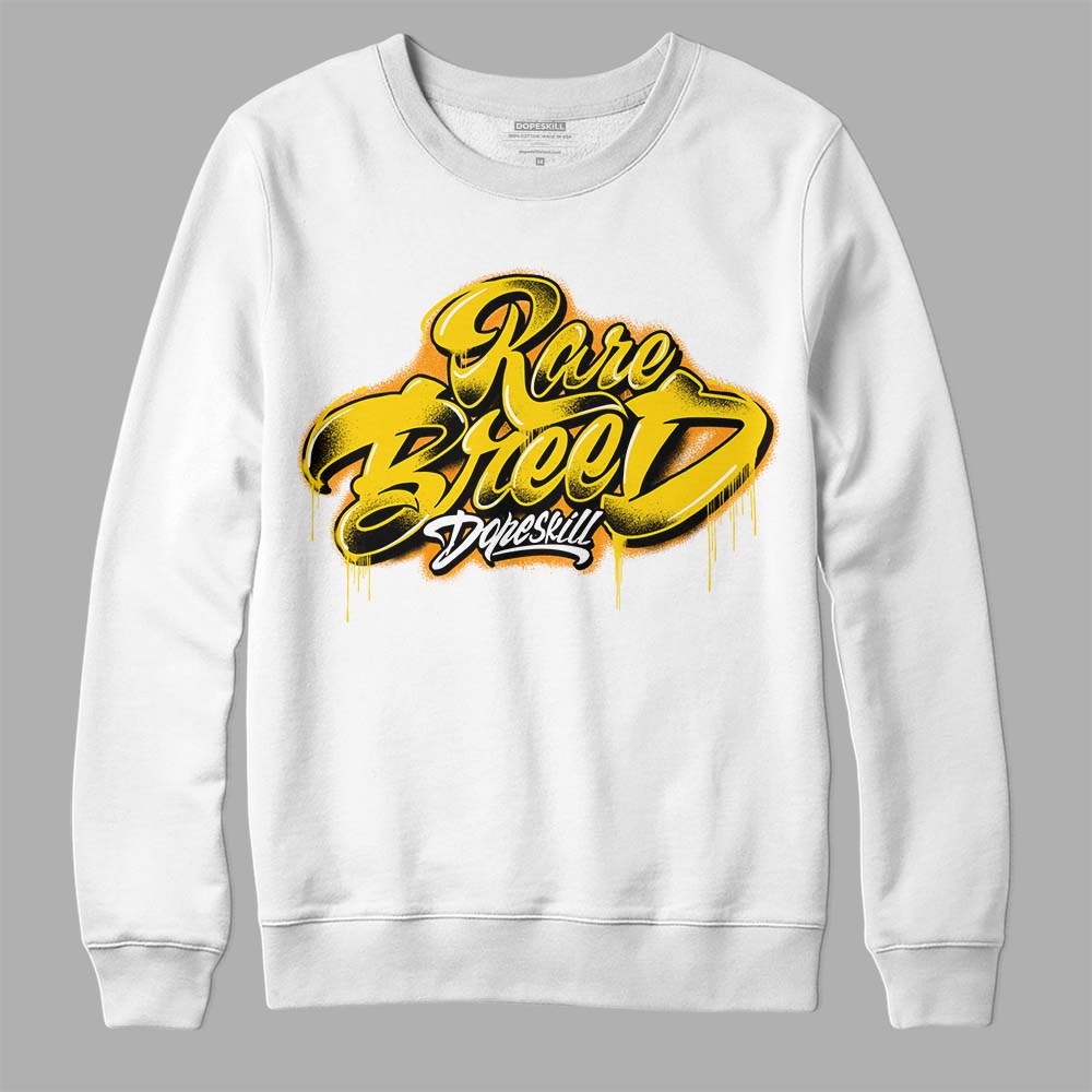 Jordan 6 “Yellow Ochre” DopeSkill Sweatshirt Rare Breed Type Graphic Streetwear - White